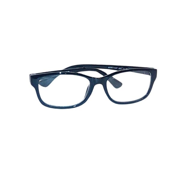 Marilyn Monroe Accessories - MARILYN MONROE WOMEN'S READING GLASSES +1.50 - BLACK RECTANGLE SHAPED FRAME